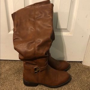 Cognac Riding Boots